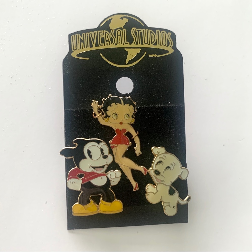 Betty Boop Universal Studios pin set (3)